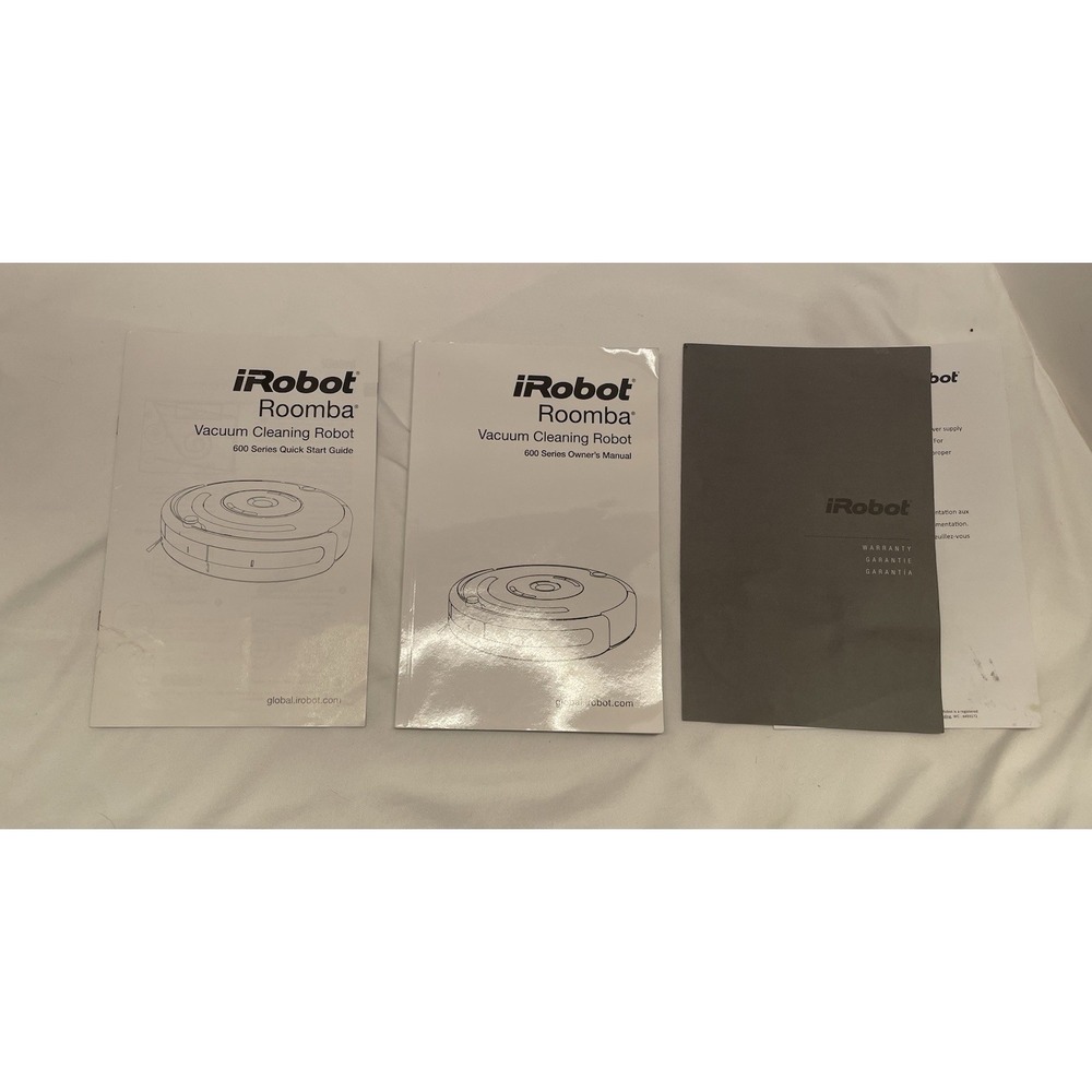 iRobot Roomba 600 Series Owner's Manual Quick Start Guide‎